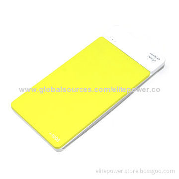 10000mAh to 15000mAh High Capacity Portable Power Bank, Li-polymer Battery